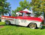 Chevy Apache in Red over White