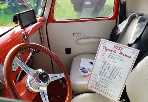1937 Plymouth Truck Leather Interiour