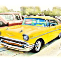 57 Chevy Yellow tonemapped