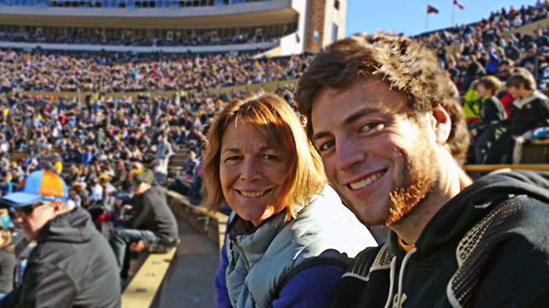 Zac with Jan at the CU vs. Stanford Game.jpg