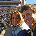 Zac with Jan at the CU vs. Stanford Game