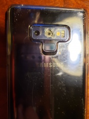 Cracked Note 9 Camera Glass