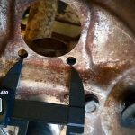 Brake Backing Plate Bolt Holes Measurement